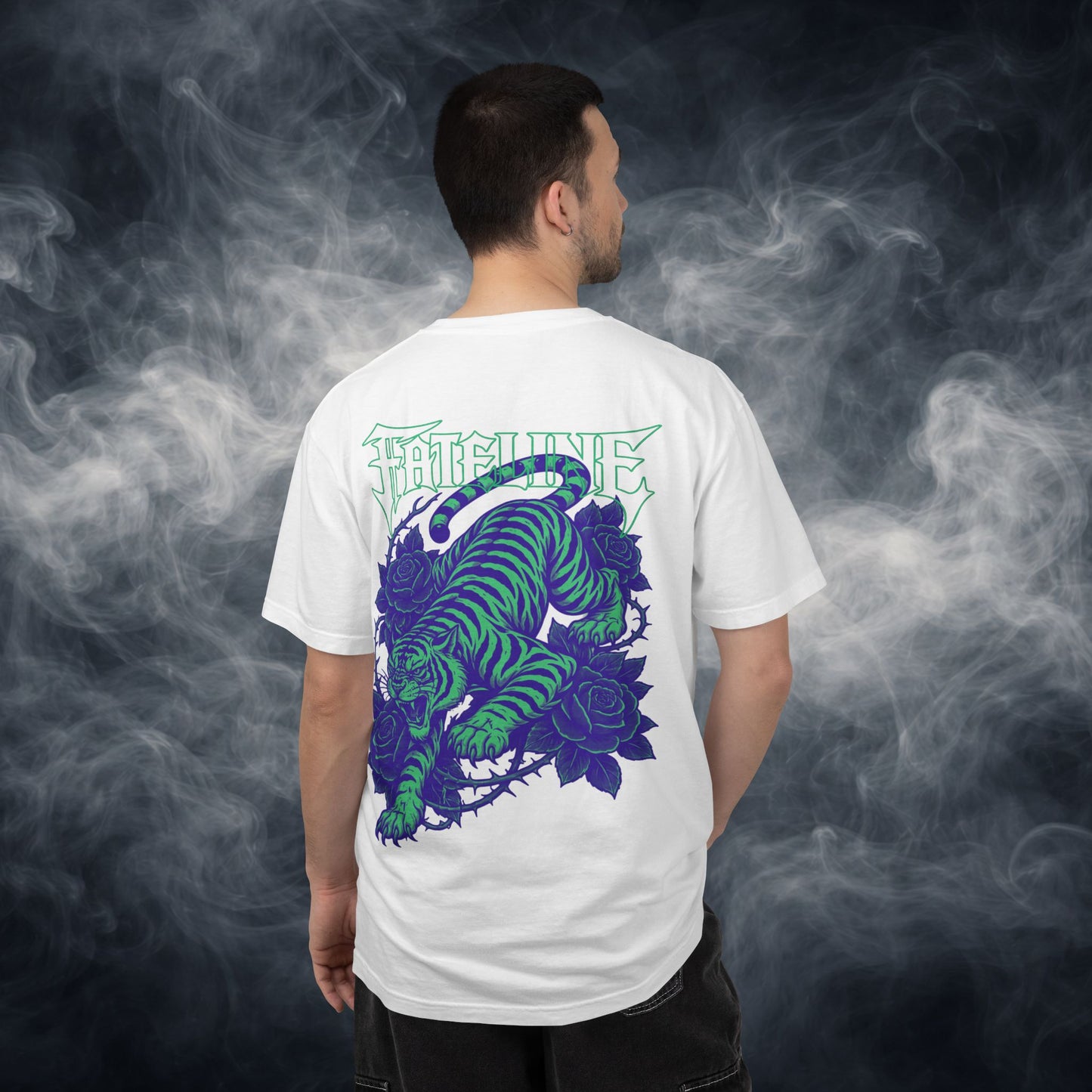 Fateline Tiger Graphic Tee Shirt