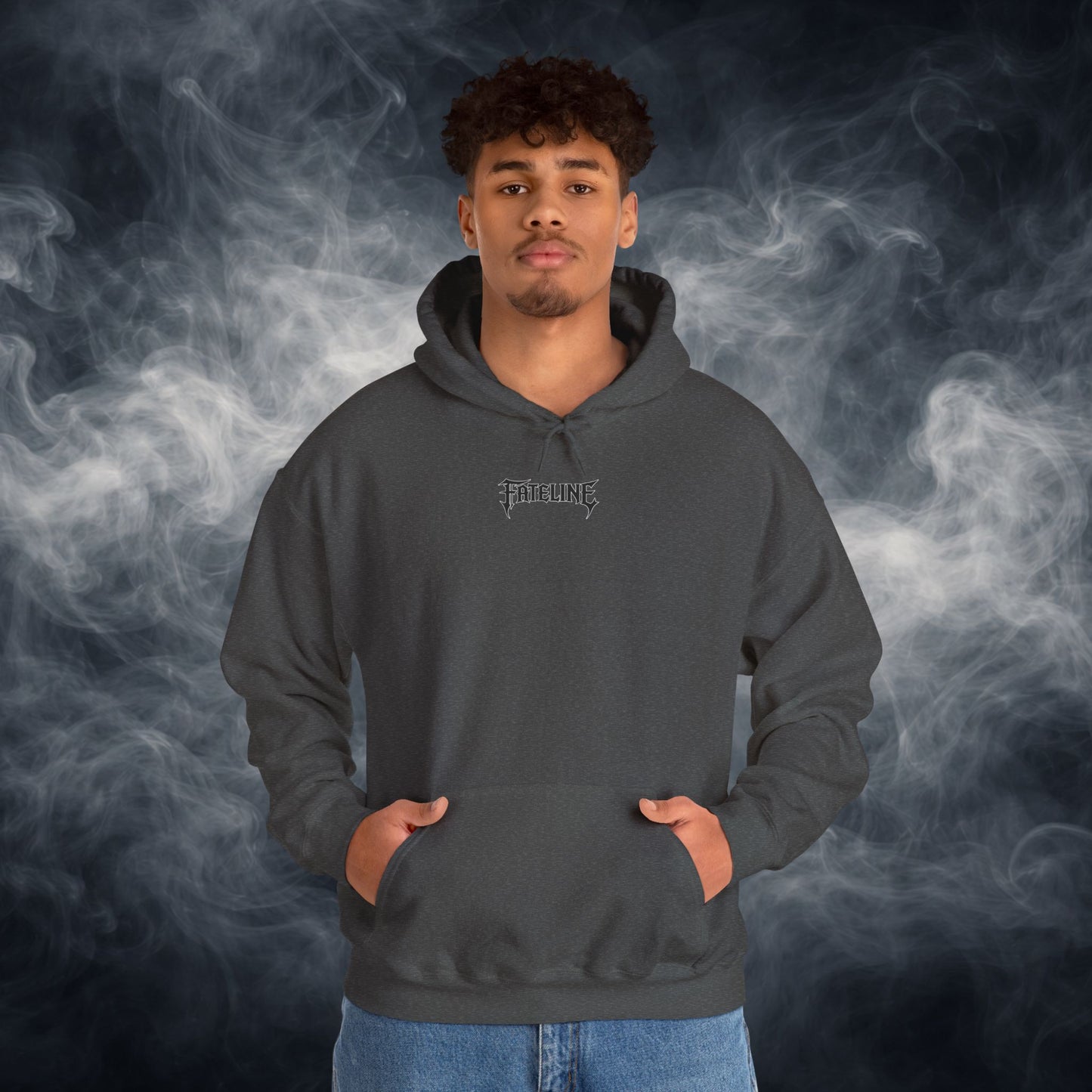 Fateline Logo Hoodie — Comfy Solid Pullover Sweatshirt