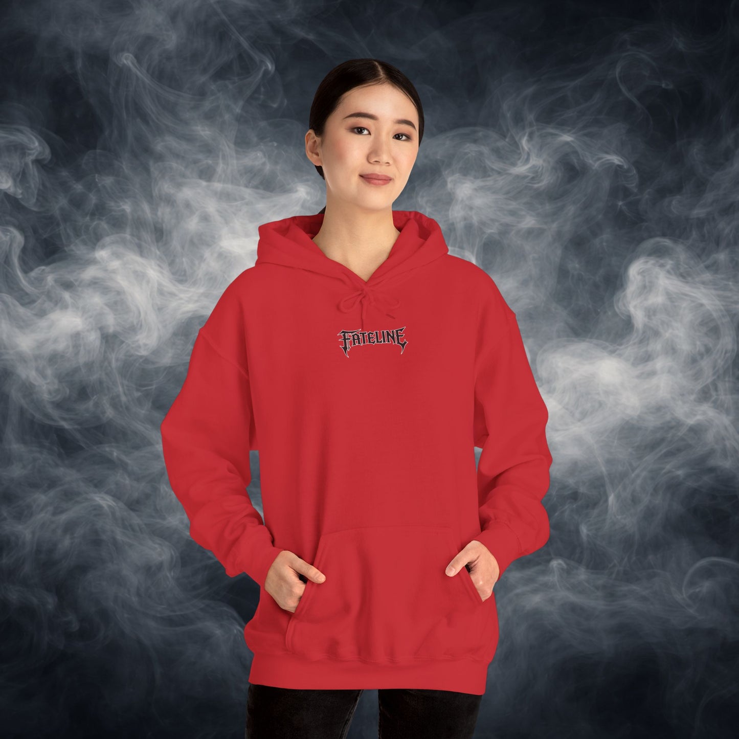 Fateline Logo Hoodie — Comfy Solid Pullover Sweatshirt