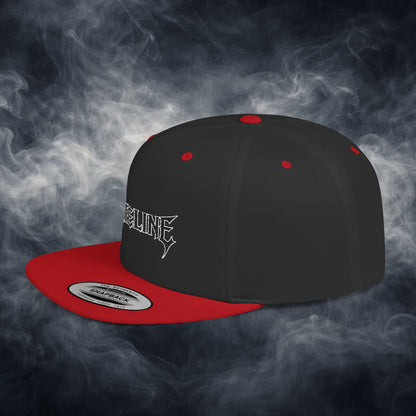 Flat Bill Snapback Hat — Fateline Logo, Multiple Colors