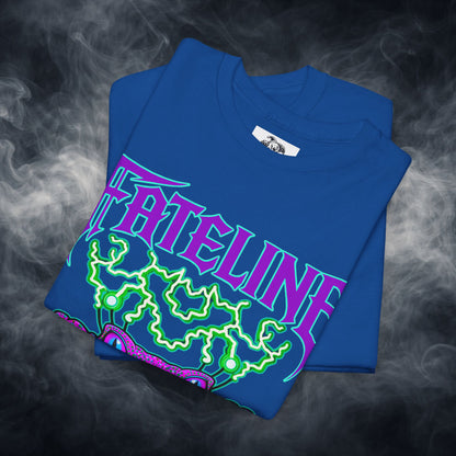 Fateline Frog Graphic Tee — Neon Psychedelic T Shirt