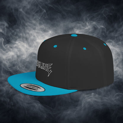Flat Bill Snapback Hat — Fateline Logo, Multiple Colors