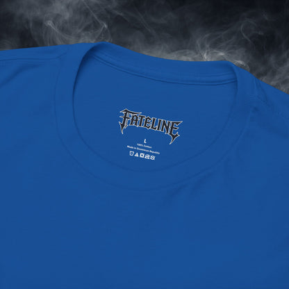 Lucky 8 Dragon T-Shirt — "Fateline" Chinese Script Graphic