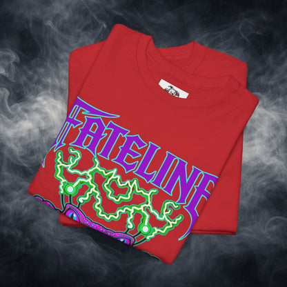 Fateline Frog Graphic Tee — Neon Psychedelic T Shirt