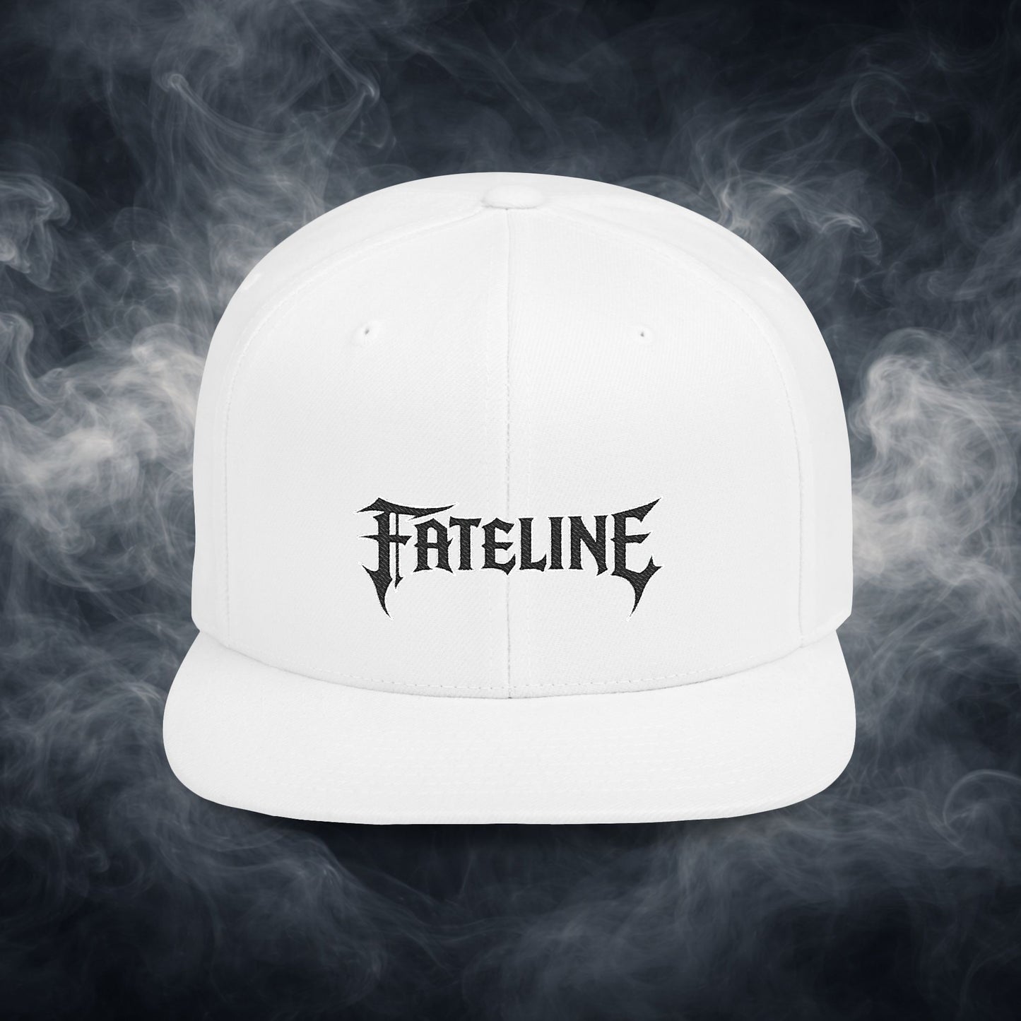 Flat Bill Snapback Hat — Fateline Logo, Multiple Colors